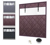 Visible Rideau Isolant Pour Fenêtre Hiver Auto-adhésif Couverture De Fenêtre Thermique 3 Couches Coupe-vent Kit De Film D'isolation Thermique Réutilisable Pour La Maison(Coffee,50x190cm)