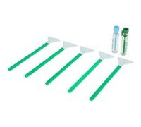Visibledust dual kit nettoyage capteur 5 spatules 1.3x pour micro 4/3 plus flacons 1 ml Vert G