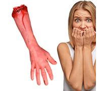 Visiblurry Fausse Main coupée effrayante, Scary Fake Bloody Broken Severed Hand, Mains du Bras Humain Parties du Corps Mort sanglantes, Parties du Corps cassées à la Main coupées et effrayantes, Faux