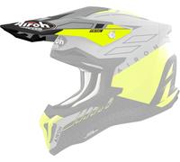 Visière Airoh Strycker casque peau gris jaune