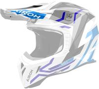 Visière avant Airoh Aviator ACE 2 Ground Blanc Bleu Gris