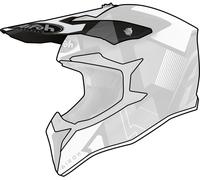 Visière avant du casque Airoh WRAAP Raze en noir mat