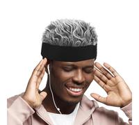 Visière avec cheveux pour homme - Chapeau avec perruque, bonnet à pointes - Chapeau rétro amusant - Accessoire de chapeau fantaisie avec perruque attachée pour homme - Sports de plein air, fêtes