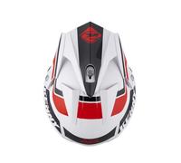 Visière casque de moto Kenny Trial Air - red white - TU