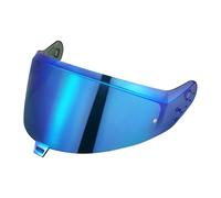 Visiere Casque Moto pour Shark D-SKWAL 3/SKWAL i3/RIDILL 2,Casque Moto Pare-Vent Casque Lentille,Remplacement de Visière de Casque (Bleu)