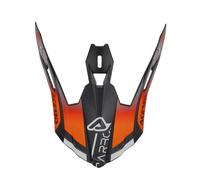 Visière Casque Noir/Orange Fluo ACERBIS Pour Casque STEEL CARBON 22-06