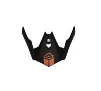 Visière Casque Orange/Noir ACERBIS Pour Casque Jet ARIA 22-06