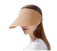Visiere Casquette Femme de Soleil à Large Bord Extérieur Chapeau de Plage de Protection Solaire Pliable et à Séchage Rapide Peut Être Utilisé pour La Plage Course à Pied Visiere