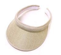 Visiere Casquette Femme Été AntiUV Soleil Beach, Modèle Visières Paille, Chapeau Sun Cap Plage Unisexe Sport Baseball Tennis
