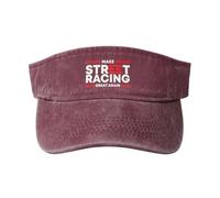 Visiere Casquette Redonnons Ses Lettres De Noblesse Aux Courses De Rue Visière Soleil Réglable Visor Cap Bord Large Casquette De Baseball pour Tennis Pêche Golf