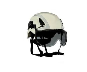 Visière courte 3M X5-SV02-CE pour les casques de protection X5000 et X5500, grise, traitement antibuée et anti-rayures, polycarbonate x1 morceau