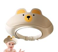 Visière de bain pour enfant pour laver les cheveux, visière de douche pour | Joli chapeau de douche imperméable | Bonnet de bain réglable pliable pour pour protéger la tête