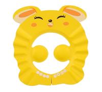 Visière de bain pour les tout-petits, bouclier de lavage des cheveux bébé réglable, bouclier lavage des cheveux pliable et imperméable pour tout-petits (jaune) - Bonnet douche pour -pe