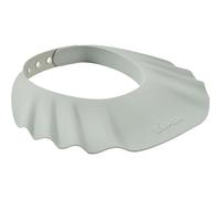Béaba Chapeau de douche bébé – Casquette visière réglable 5 positions, silicone vert de gris