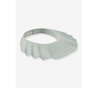 BÉABA, Chapeau Douche Bébé, Casquette Visière de Bain, Tour de tête Ajustable, 5 positions, Dès 6Mois, Protège Yeux et Oreilles, Silicone Doux et Flexible, Vert de gris