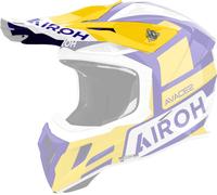 Frontal Casque AIROH Aviateur Ace 2 Sake Jaune Blanc