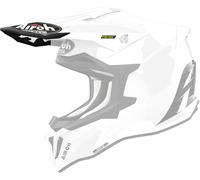 Visière de casque Airoh Strycker en blanc brillant