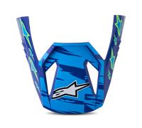 Visière de Casque Alpinestars S-M3 Falcon Bleu/Blanc/Noir/Rose Fluo/Jaune Fluo/Brillant Bleu,Blanc,Noir,Rose Fluo,Jaune Fluo,Brillant