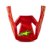 Visière de Casque Alpinestars S-M3 Falcon Rouge Fluo/Blanc/Bleu/Jaune Fluo/Brillant Rouge Fluo,Blanc,Bleu,Jaune Fluo,Brillant