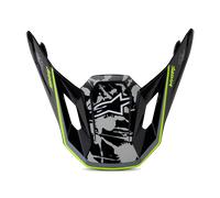 Visière de Casque Alpinestars S-M7 Blaster Noir/Gris/Blanc/Jaune Fluo/Brillant Noir,Gris,Blanc,Jaune Fluo,Brillant