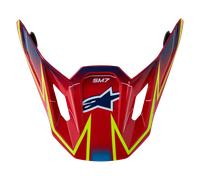 Visière de Casque Alpinestars S-M7 Cast Rouge/Jaune Fluo/Bleu/Brillant Rouge,Jaune Fluo,Bleu,Brillant