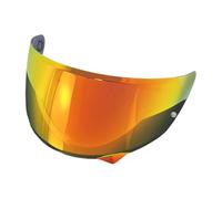 Visière de casque C10 for moto HJC C10 HJ34P, lentille de remplacement, accessoires Visera Ca-sco, revêtement intérieur, lentilles anti-UV(Deep Red)