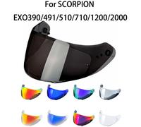Visière de casque de moto pour Scorpion EXO 491 / 510 / 710 / 1200 / 2000 390 410 Clear