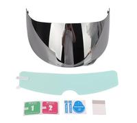 Visière de casque de moto, vue horizontale à 190 °, lentille en Polycarbonate de remplacement pour AGV VISOR K5 S K3 SV (Argent)
