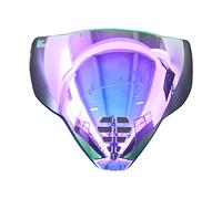 Visière de Casque de, Pare-Brise de Remplacement pour, 12 Couleurs, Protection faciale résistante Rayures et UV, intégrale