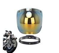 Visière de Casque, Écran de Protection, Lentille Visage Découvert Pour Temps Et Longues Distances Protection Conduite Diurne Pluvieuse