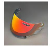 Visière de Casque Lentille de Casque de Moto Compatible avec AR&AI RR5 RX-7 Qu&AM&TU&M-J AS&TR&O-IQ(Tea Revo Red)