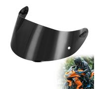 Visière de Casque Moto Compatible AGV K1 K3SV K5, Moto Casque Lentille, Remplacement de Visière de Lentille de Casque, Anti-buée, Anti-Rayures, UV (Noir)