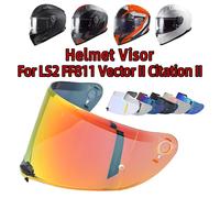 Visière de casque pour LS2 FF811 Vector II Citation II, lentille de casque, Anti-buée, anti-rayures, Anti-UV, accessoires de protection de moto Anti Fog Film
