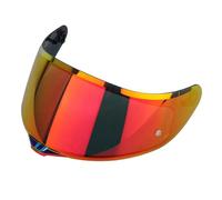 Visière de casque Visière de casque compatible avec AGV K3SV K1 K5 K5S Protection solaire Coupe-vent Anti-rayures UV Pare-brise Lunettes de protection pour casque de moto (rouge)