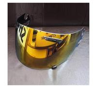 Visière de Casque Visière de Casque intégral de Moto Compatible avec AR&AI RR4 RX7 As&tro-TR Qu&an&tu&m Ve&CT&Or(Yellow)