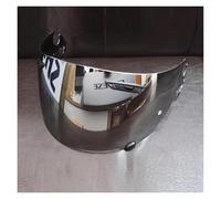 Visière de Casque Visière de Casque intégral de Moto Compatible avec AR&AI RR4 RX7 As&tro-TR Qu&an&tu&m Ve&CT&Or(Silver)