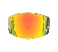 Visière de Casque, Visière TT Course for Casque de Moto KYT TTC Bouclier Pare-Brise Pare-Soleil Accessoires de Casques Haute résistance(Revo Deep Red-Day Use Only)