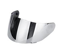 Visière de Casque, Visières de Casque, lentille de Casque intégral for Moto Compatible avec LS-2 FF352 /FF351 /FF369 /FF384 (fumée)(Silver)