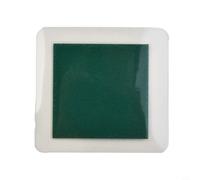 Visière de champ magnétique pour film 50 x 50 mm, indicateur de champ magnétique pour l'éducation et la recherche, plaque d'affichage flexible pour la visibilité des champs invisibles, vert foncé (A)