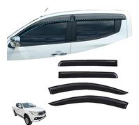 Visière de fenêtre de voiture, écran de protection contre les intempéries, convient pour Fiat Fullback, 2015-2022