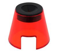 Visière de Lampe à Ongles Rouge en Caoutchouc, Protection pour Manucure | Couvercle de Filtre UV Détachable, Compatible pour Salon, Nettoyage Facile