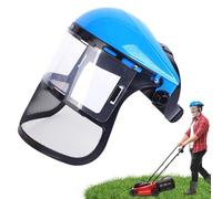 Visière de protection - Design modulaire confortable et résistant aux éclaboussures et aux chocs, protection en acrylique transparent | Support de chapeau de sécurité pour meulage, découpe