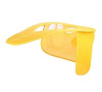 Visière de Protection Solaire pour Casque, Jaune, Polyester Léger | Installation Rapide, Compatible Plupart des Casques, Usage Chantier et Inspection sur Site