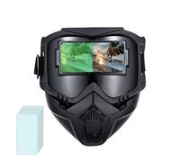 Visière de soudage à obscurcissement automatique | protection à souder avec 3 réglages de luminosité, casque de soudeur avec capteur intelligent - pour l'industrie de la construction de l'atelier des