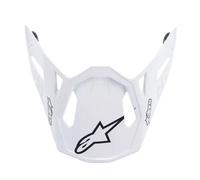 Visière Dyno Casque Moto Alpinestars Supertech M10 - Blanc Mat 89813192000
