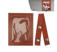 Visière en cuir synthétique, support pour la fête des pères, décoration pour papa, grand-père