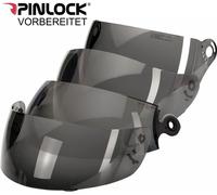 Visière Germot GM 950 teintée 85% anti-rayures avec Pinlock Pins 85% Tinted