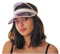 Visière joueur de poker violet adulte - Violet - Taille unique