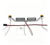 Visière Lumière Forme Dôme Métal pour Tamiya pour Scania 770S pour R620 pour Volvo pour ACTROS 3363 pour Man 1/14 Camion À Benne Basculante RC Rechange Rc Mise Niveau Composant