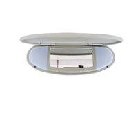 visière Panneau Pare-Soleil Voiture Boîtier Miroir Courtoisie pour Mini pour Cooper S pour One D pour JCW R55 R56 R57 R59 R60 Accessoires D'intérieur Pare Soleil(Beige-Lamp Slice)